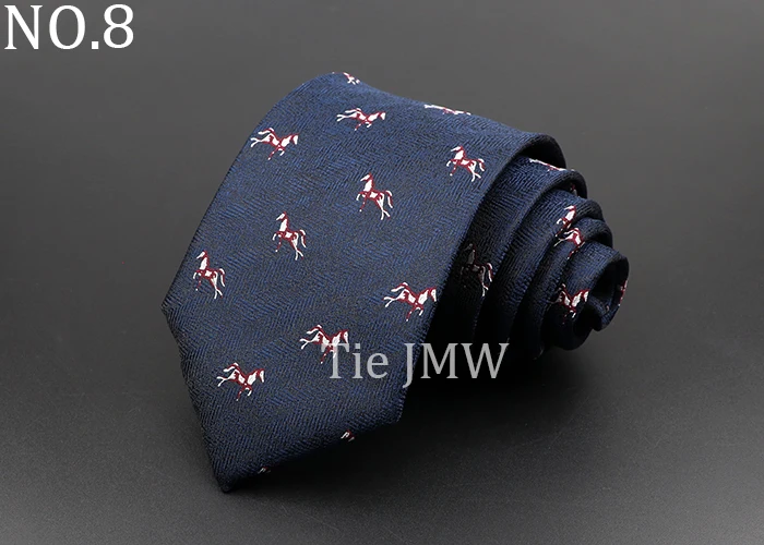New Fashion 8cm Men's Floral Tie Animal Print Jucquard Necktie Suit Men Business Wedding Party Formal Neck Ties Gifts Cravat