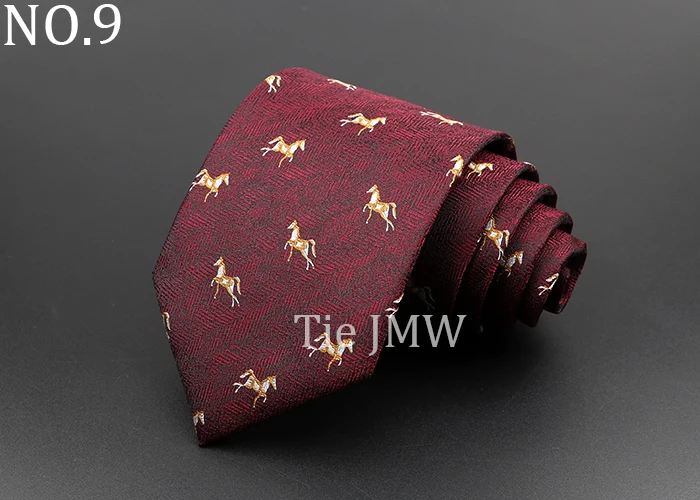 New Fashion 8cm Men's Floral Tie Animal Print Jucquard Necktie Suit Men Business Wedding Party Formal Neck Ties Gifts Cravat