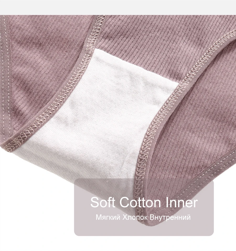 FINETOO 3Pcs/Set Women's Cotton Panties Fashion Letter Underpants Female Low-rise Briefs Underwear Sexy Ladies Lingerie M-2XL