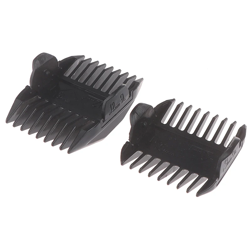 2Pcs 3mm/6mm/9mm/12mm Universal Cut Clipper Limit Comb Guide Attachment Size Barber Replacement Barber Hair Trimmer Tool