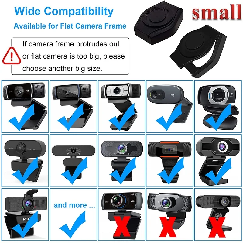 Webcam Privacy Cover for Laptops Usb Camera Shutter Universal Dustproof Lens Cap With Strong Adhesive For Macbook Computer PC
