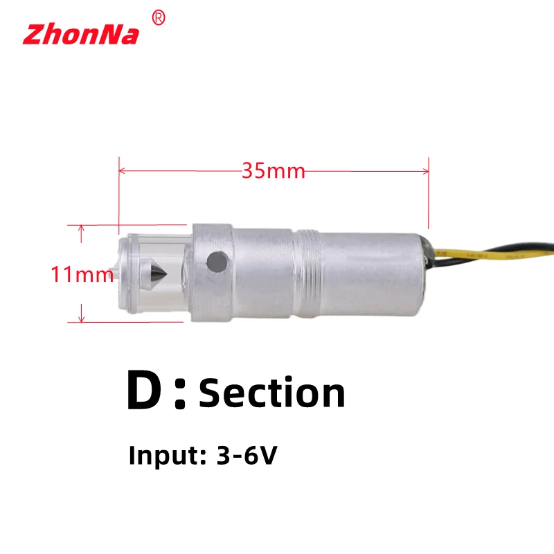 New 360 Degree Omnidirectional Level Laser Module 520nm Green Light 2.3-5V Voltage Drive Use for Laser Level Tester Accessories
