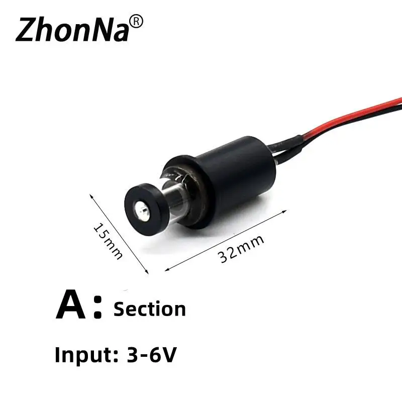 New 360 Degree Omnidirectional Level Laser Module 520nm Green Light 2.3-5V Voltage Drive Use for Laser Level Tester Accessories