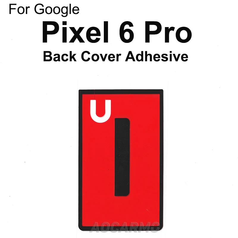 Aocarmo For Google Pixel 2 3 4 XL 5 5a 6 Pro Lcd Screen Display Sticker Front Middle Frame Back Battery Cover Door Adhesive Glue