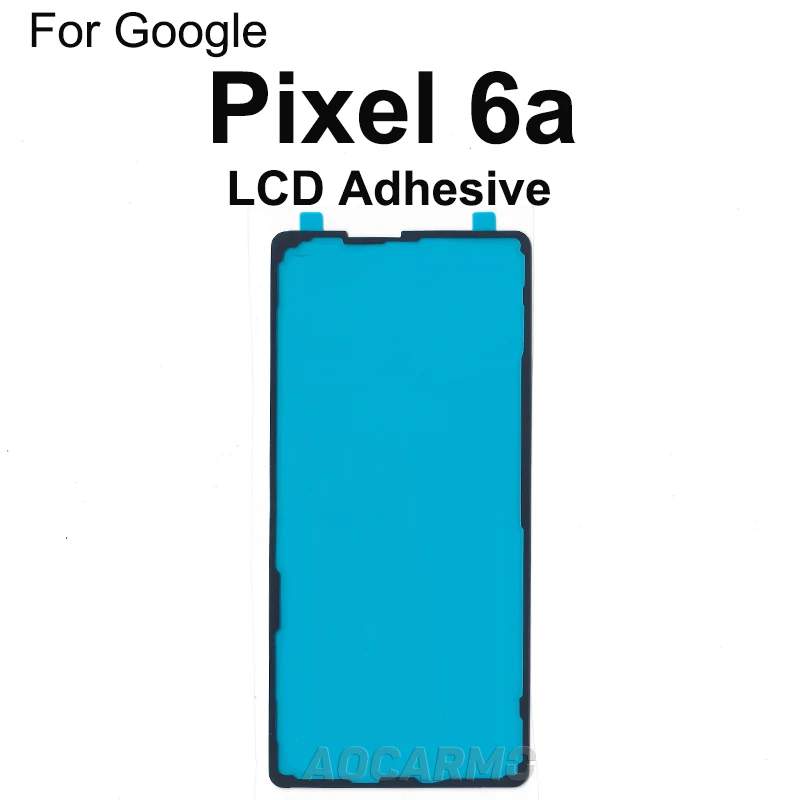 Aocarmo For Google Pixel 2 3 4 XL 5 5a 6 Pro Lcd Screen Display Sticker Front Middle Frame Back Battery Cover Door Adhesive Glue