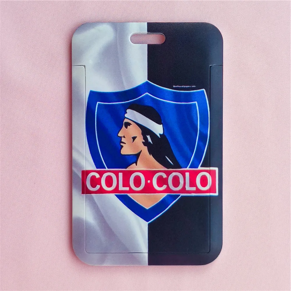 Chile Football Club Series Lanyard Name Card Covers Colo Colo ID Card Holder Students Bus Card Case Visit Door Identity Badge