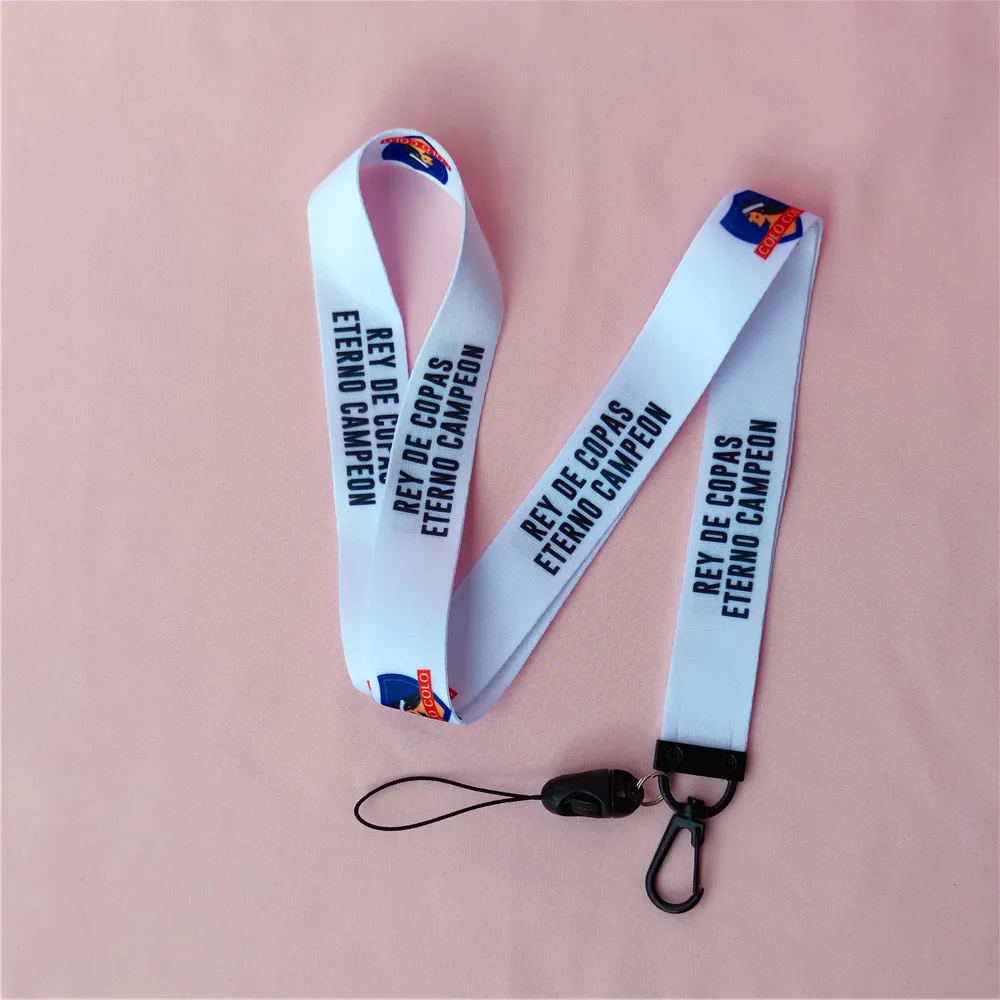 Chile Football Club Series Lanyard Name Card Covers Colo Colo ID Card Holder Students Bus Card Case Visit Door Identity Badge