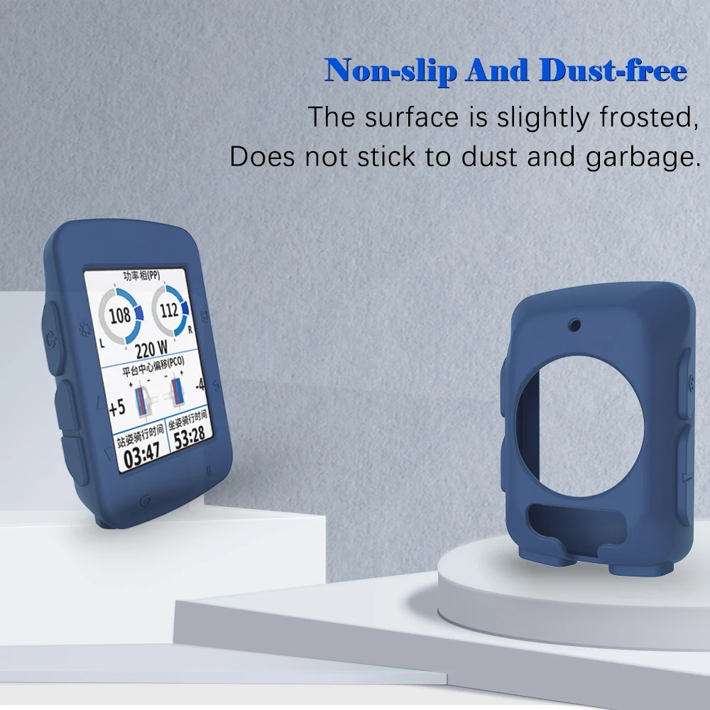 Replacement Band Case Protector Sleeve for Garmin Edge 520 /520 Plus Soft Silicone Shockproof and Shatter-Resistant Sleeve Cover