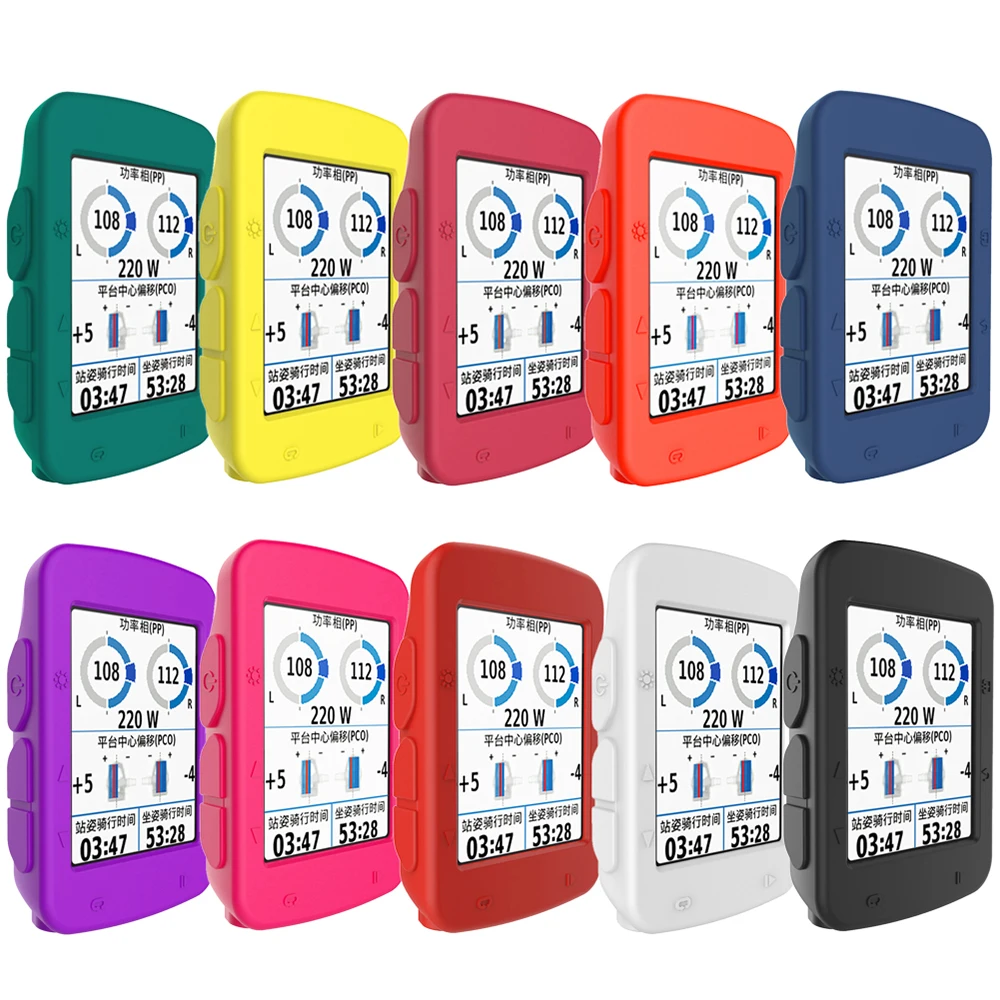 Replacement Band Case Protector Sleeve for Garmin Edge 520 /520 Plus Soft Silicone Shockproof and Shatter-Resistant Sleeve Cover