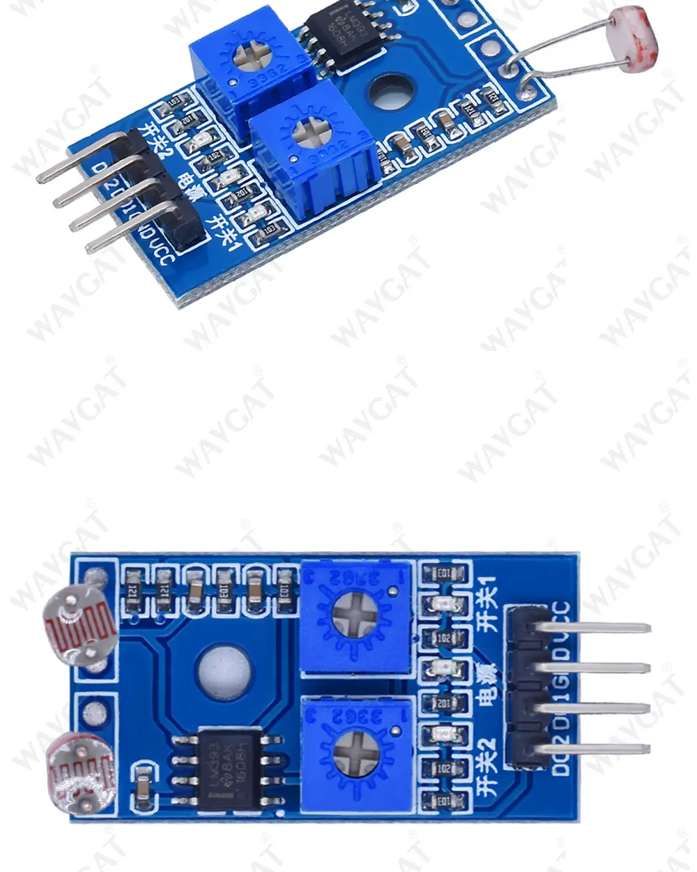 2 Channel Photosensor Module Photosensitive Resistor Light Detection Photosensitive Resistor Module for arduino