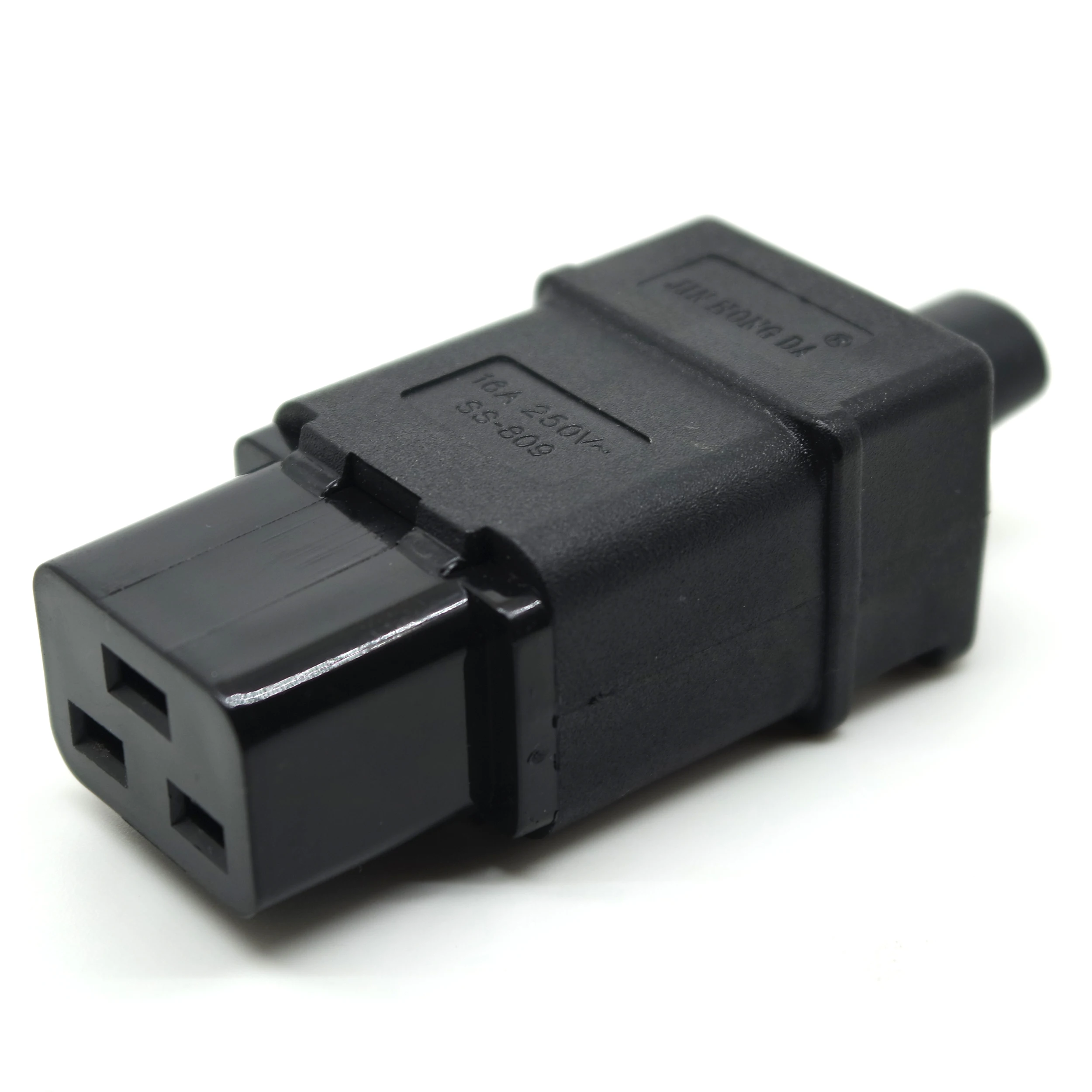 PDU/UPS Socket Standard IEC320 C19 C20 16A 250V AC Electrical Power Cable Cord Connector Removable Plug Female Male Plug Adapter