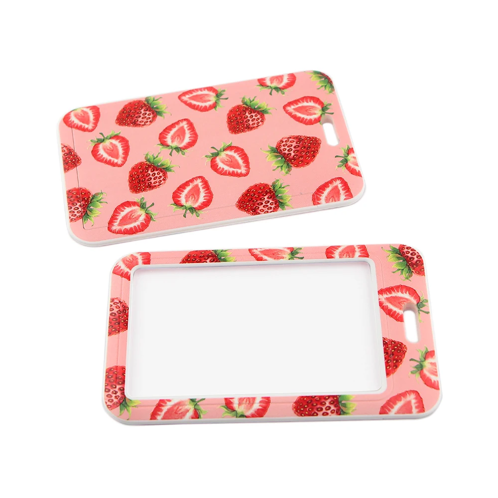 JF1034 Summer Fruit Pattern Watermelon Strawberry Lemon Lanyard For Key ID Card Pass Gym USB Badge Holder DIY Hanging Rope