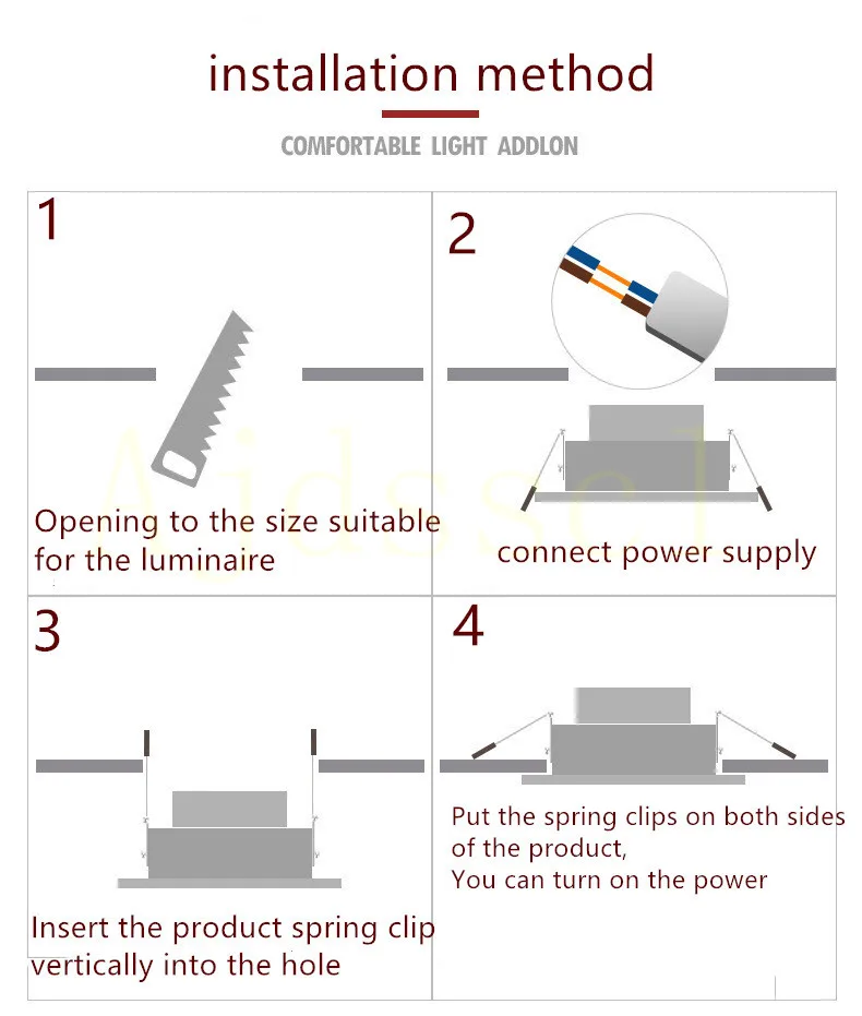 Dimmable 10PCS LED Downlight 220V 110V 3-Color Dimming 5W 7W 9W 12W 15W Recessed in LED Ceiling Downlight Light Lamp