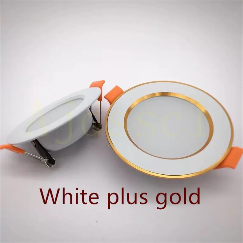 Dimmable 10PCS LED Downlight 220V 110V 3-Color Dimming 5W 7W 9W 12W 15W Recessed in LED Ceiling Downlight Light Lamp