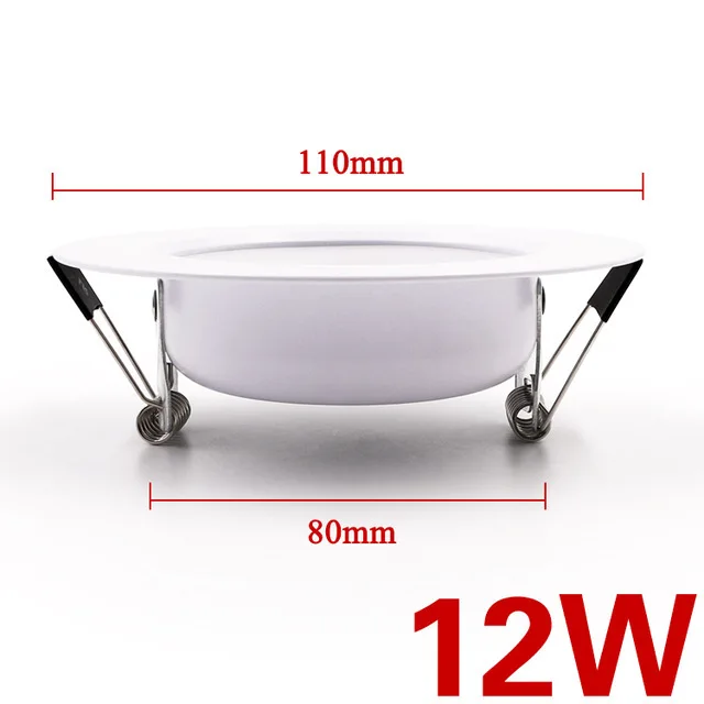 Dimmable 10PCS LED Downlight 220V 110V 3-Color Dimming 5W 7W 9W 12W 15W Recessed in LED Ceiling Downlight Light Lamp