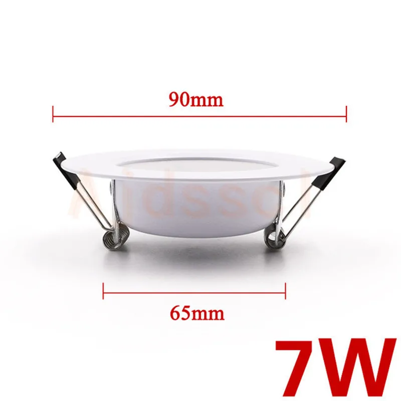 Dimmable 10PCS LED Downlight 220V 110V 3-Color Dimming 5W 7W 9W 12W 15W Recessed in LED Ceiling Downlight Light Lamp