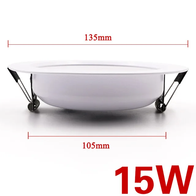 Dimmable 10PCS LED Downlight 220V 110V 3-Color Dimming 5W 7W 9W 12W 15W Recessed in LED Ceiling Downlight Light Lamp
