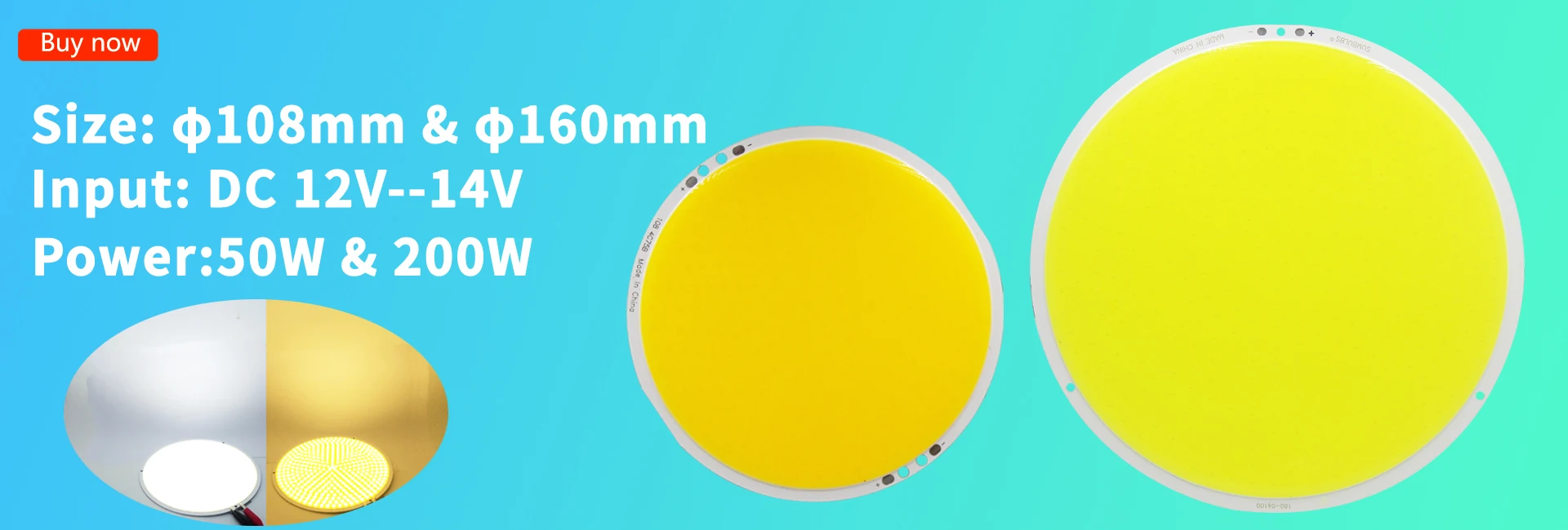DC 12V 60*15mm COB LED Bar 2W Diode Lighting Strip Red Blue Pink Green Yellow White Color for DIY Lamp