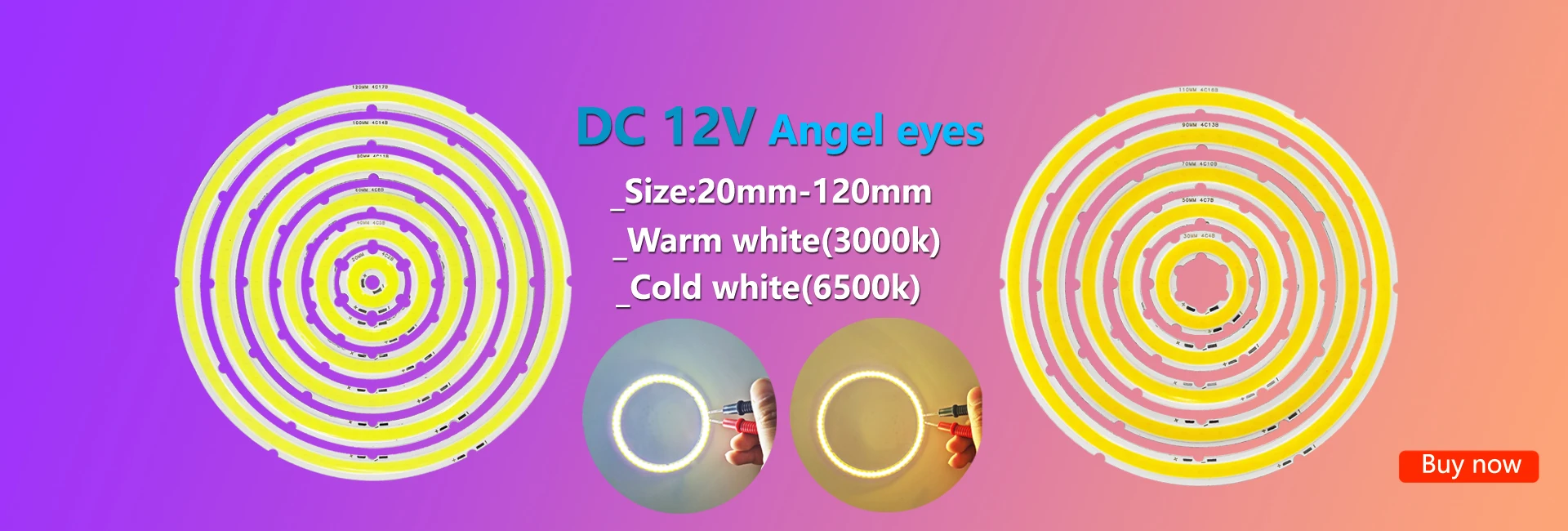 DC 12V 60*15mm COB LED Bar 2W Diode Lighting Strip Red Blue Pink Green Yellow White Color for DIY Lamp