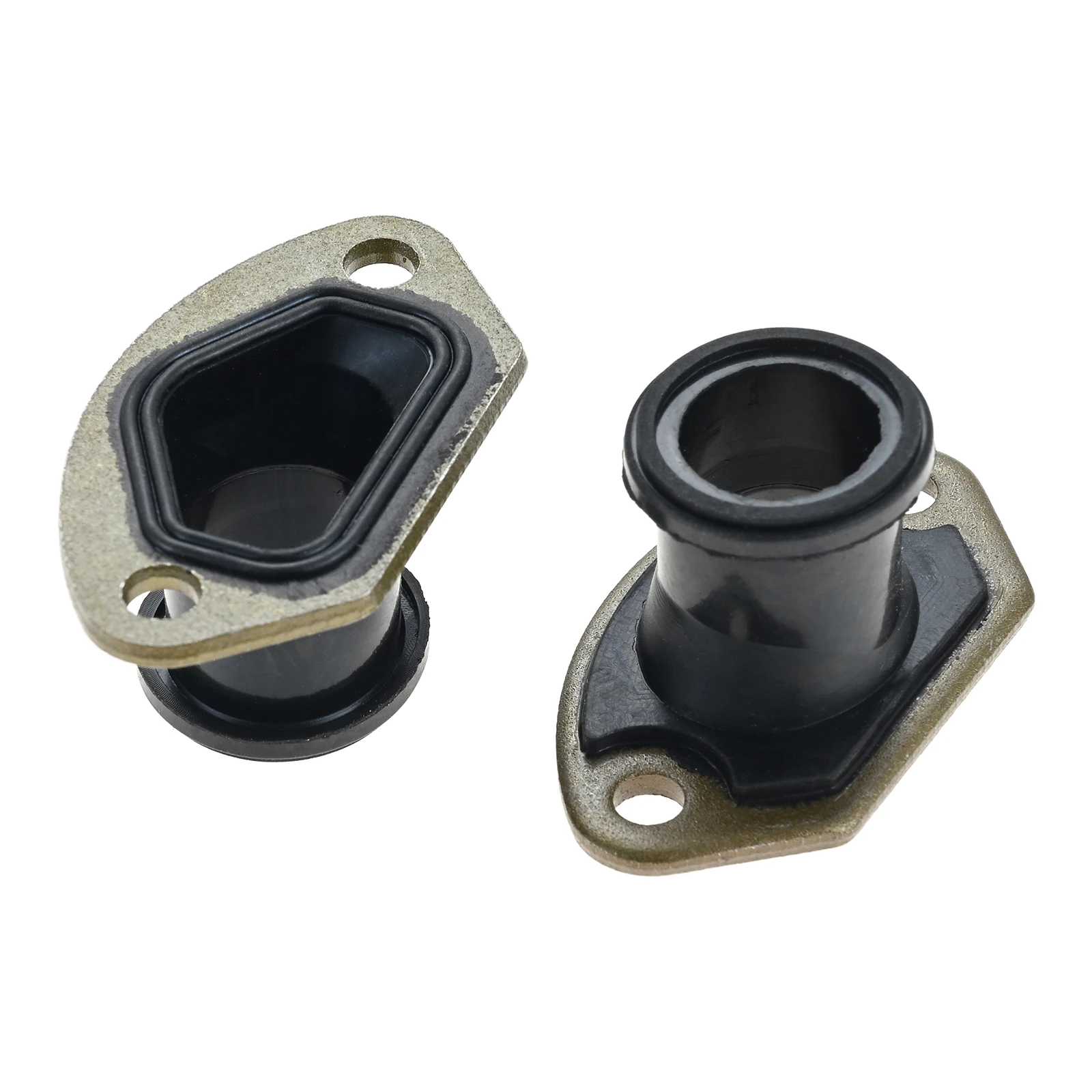 2 Sets Chainsaw Parts Exhaust Intake Manifold with Brass Ring & Gasket for 45CC/4500 52CC/5200 58CC/5800 Chinese Chainsaw Parts