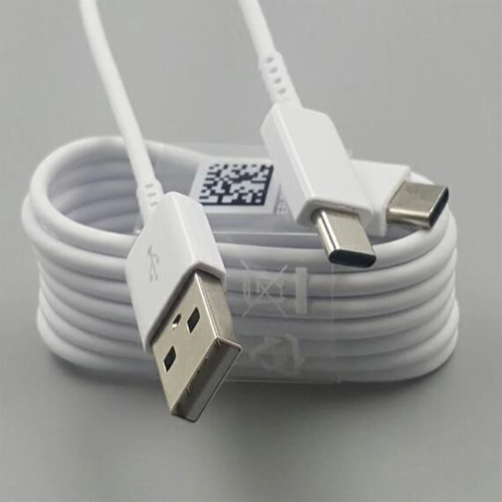 Original TYPE C Cable 1.2/1.5M Fast Charger Data Line For samsung Galaxy S8 S9 Plus S10 S21 Ultra Note 8 9 10 A51 A71 A52 A21S