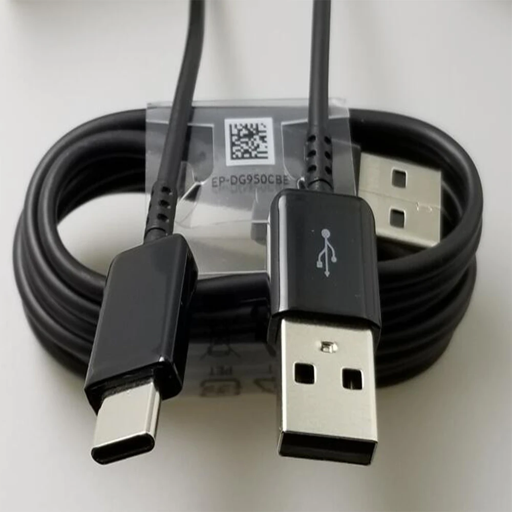 Original TYPE C Cable 1.2/1.5M Fast Charger Data Line For samsung Galaxy S8 S9 Plus S10 S21 Ultra Note 8 9 10 A51 A71 A52 A21S