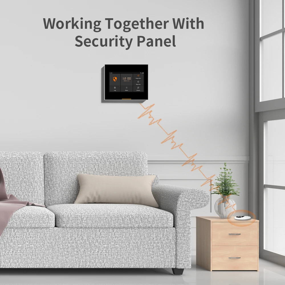 Staniot 4 Buttons Anti-Theft Smart Wireless Remote Control 433Mhz For Home Burglar Security Alarm System Support WIFI GSM 4G/2G