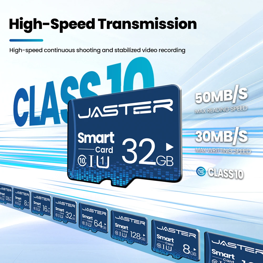 Mini TF Card High Speed Class10 Memory Card 128GB 32GB Tarjeta High Quality Flash Drive Card 16GB 64GB Smart SD Card Reder Gifts