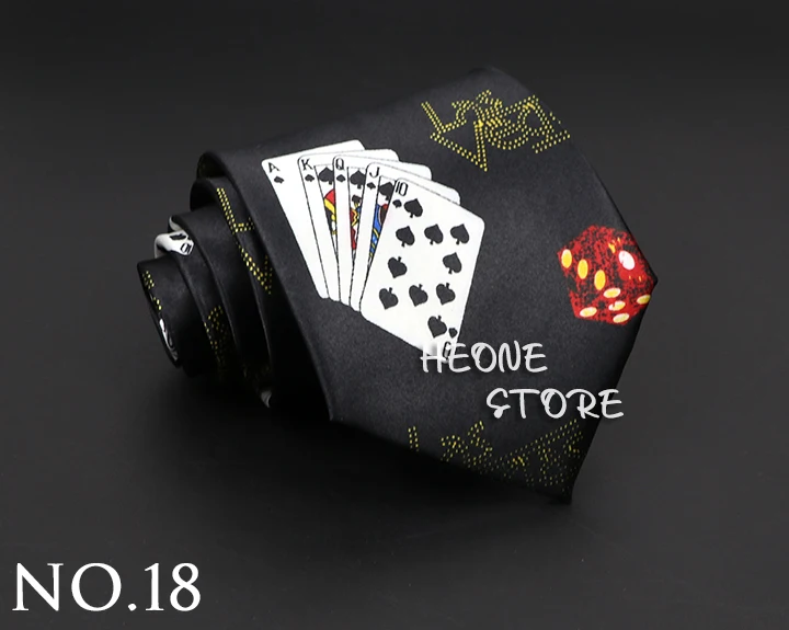 Hot Classic Men's Music Tie Piano Guitar Musical Notes Star Poker Necktie Smooth Soft Black Wihte Novelty Accessories Ties Gift