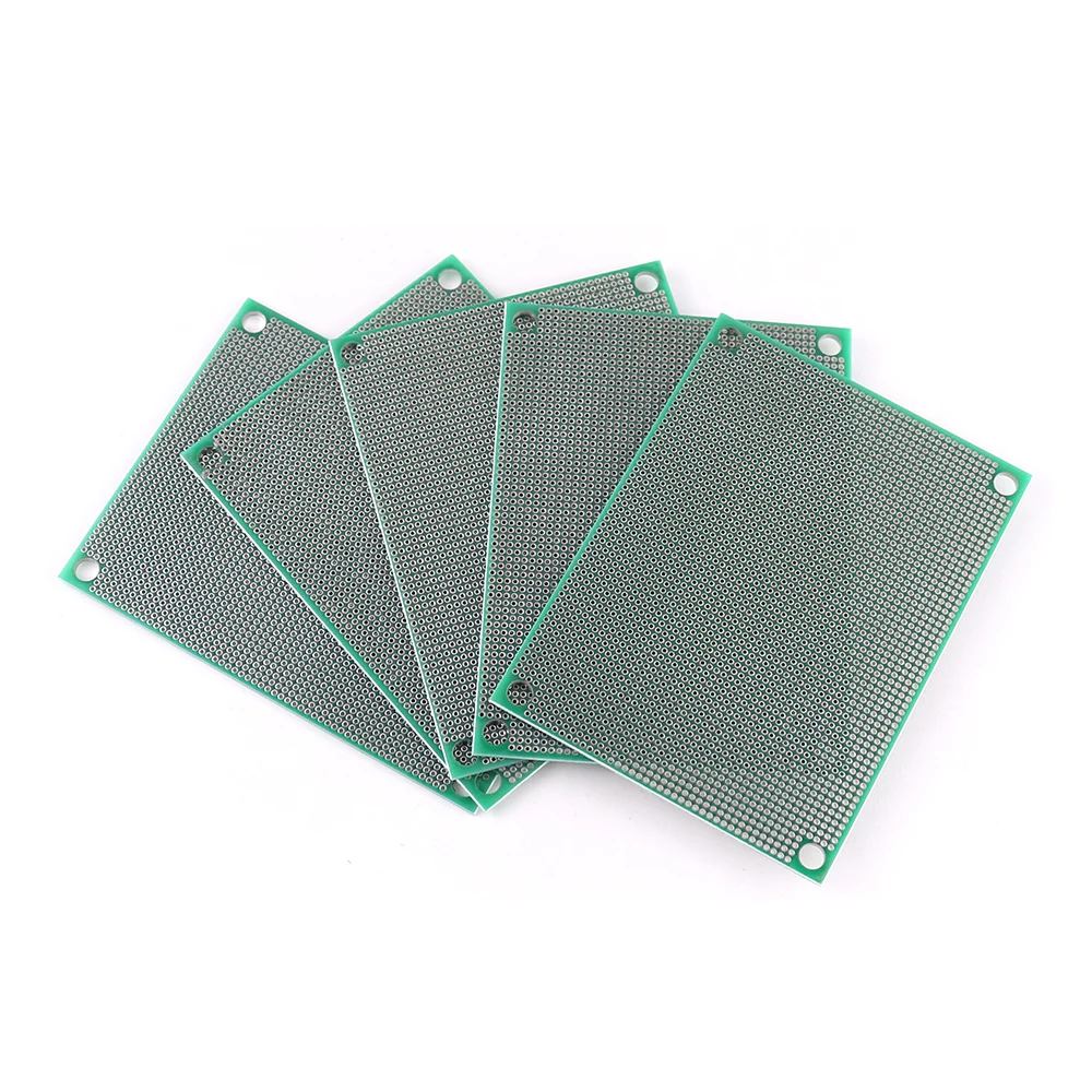 1pcs PCB Prototype Board Circuit Protoboard Universal Stripboard Prototyping Veroboard 6X8 cm 60x80mm Pitch 1.27mm Double Side