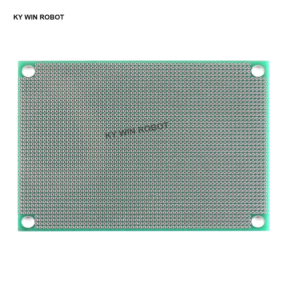 1pcs PCB Prototype Board Circuit Protoboard Universal Stripboard Prototyping Veroboard 6X8 cm 60x80mm Pitch 1.27mm Double Side