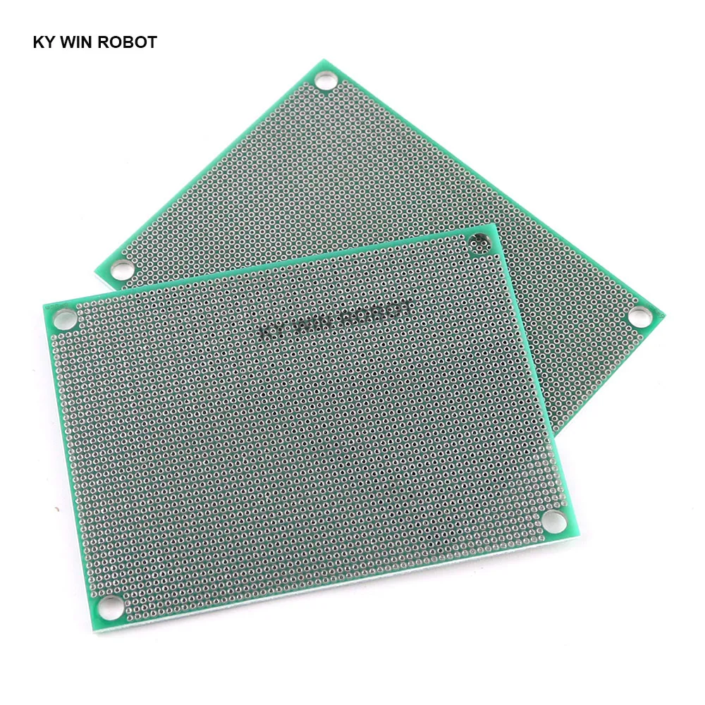 1pcs PCB Prototype Board Circuit Protoboard Universal Stripboard Prototyping Veroboard 6X8 cm 60x80mm Pitch 1.27mm Double Side