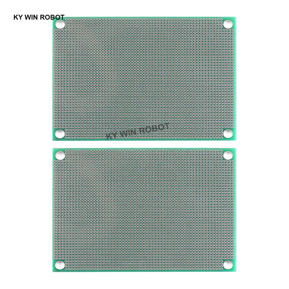 1pcs PCB Prototype Board Circuit Protoboard Universal Stripboard Prototyping Veroboard 6X8 cm 60x80mm Pitch 1.27mm Double Side