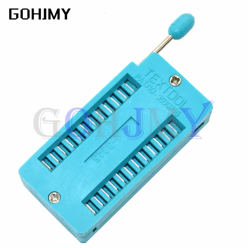 1PCS 2.54MM IC lock seat socket Test Universal ZIF sockets 14Pin 16Pin 18Pin 20Pin 24Pin 28Pin 14P 16P 18P 20P 24 28P IC socket