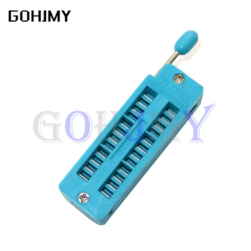 1PCS 2.54MM IC lock seat socket Test Universal ZIF sockets 14Pin 16Pin 18Pin 20Pin 24Pin 28Pin 14P 16P 18P 20P 24 28P IC socket