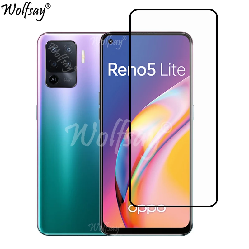 Full Cover Tempered Glass For Oppo Reno5 Lite Screen Protector For Oppo Reno 5 Lite Camera Glass For Oppo Reno5 Lite Glass 6.43