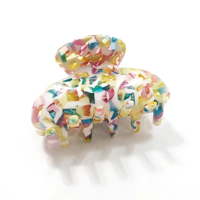Newest Acetate Hair Claw Clips Women Barrette Clamp Jelly Colors Ponytail Crab Girls Hair Hairpin Hair Styling Accessories Gifts