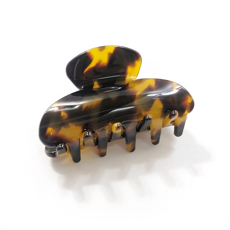Newest Acetate Hair Claw Clips Women Barrette Clamp Jelly Colors Ponytail Crab Girls Hair Hairpin Hair Styling Accessories Gifts