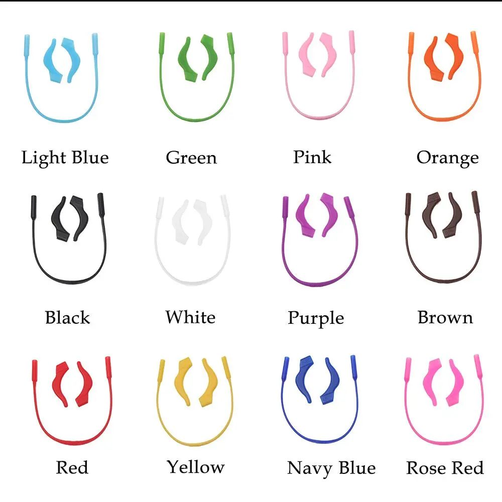 Children Safety Ear Hooks Silicone Glasses Strap Kids Eyewear Accessories Eyeglasses Lanyard