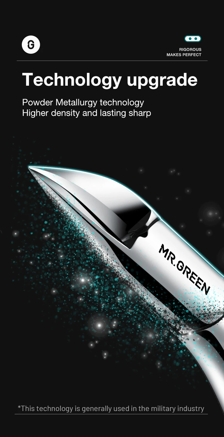 MR.GREEN Toenail Clippers Professional Pedicure Tool Nail Clippers Anti-Splash Ingrown Olecranon Cutters Manicure Tools Sets