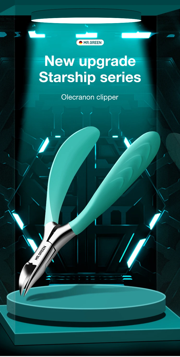 MR.GREEN Toenail Clippers Professional Pedicure Tool Nail Clippers Anti-Splash Ingrown Olecranon Cutters Manicure Tools Sets