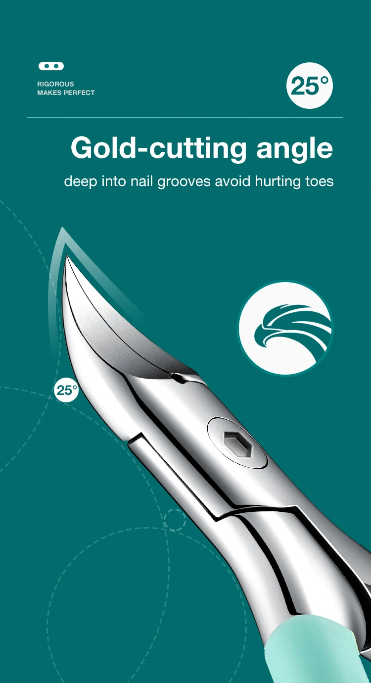 MR.GREEN Toenail Clippers Professional Pedicure Tool Nail Clippers Anti-Splash Ingrown Olecranon Cutters Manicure Tools Sets