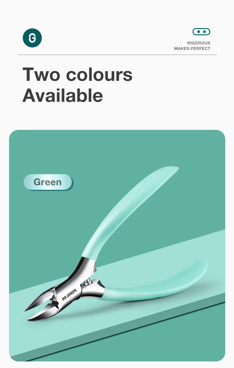 MR.GREEN Toenail Clippers Professional Pedicure Tool Nail Clippers Anti-Splash Ingrown Olecranon Cutters Manicure Tools Sets