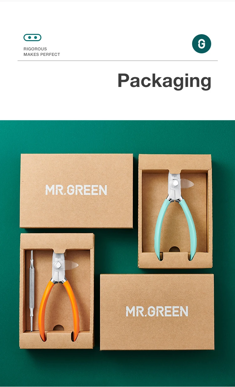 MR.GREEN Toenail Clippers Professional Pedicure Tool Nail Clippers Anti-Splash Ingrown Olecranon Cutters Manicure Tools Sets