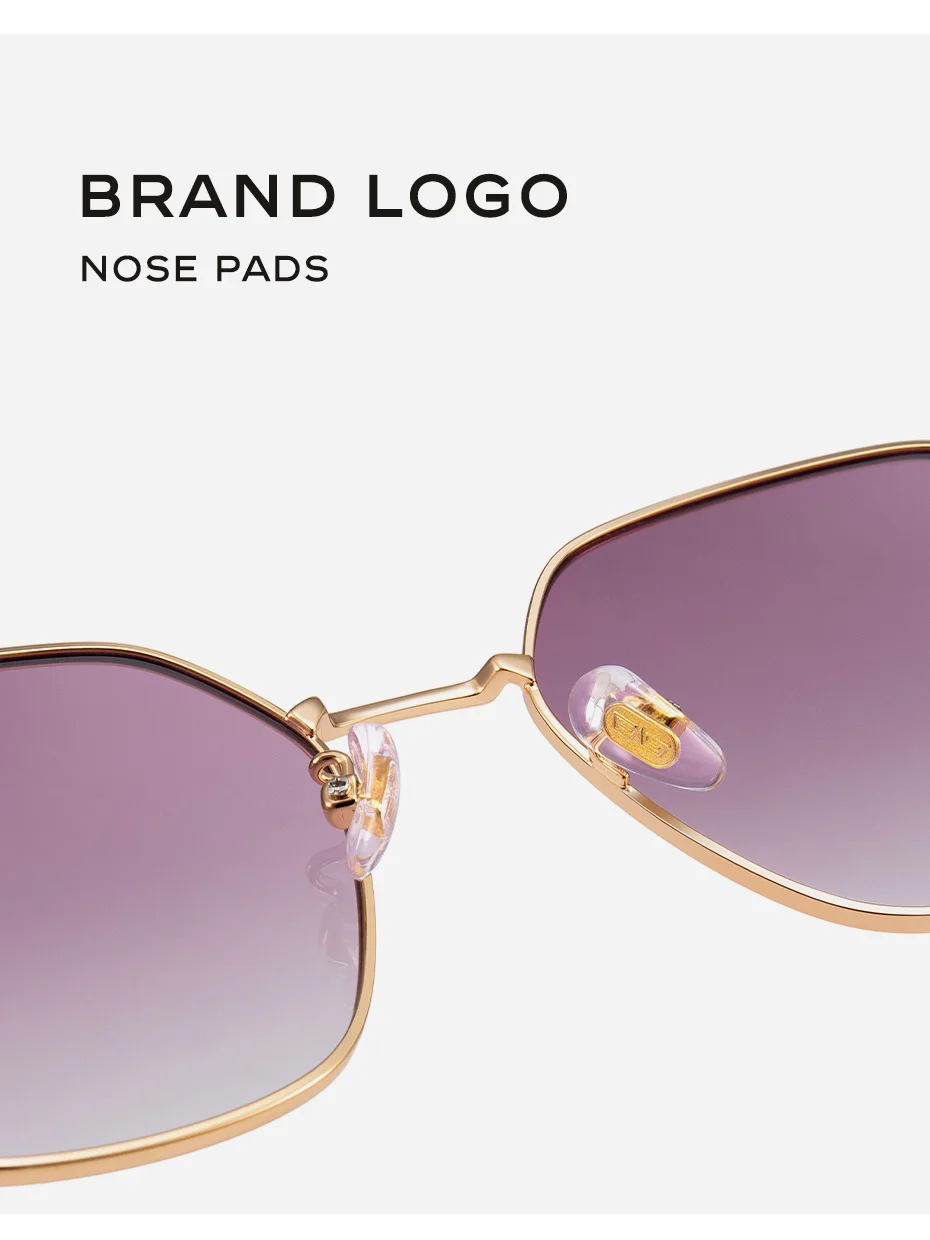 CAPONI Gradient Women's Sunglasses Polarized Fashion Brand Designer Sun Glasses Anti UV Ray Original Decorative Shades CP21015