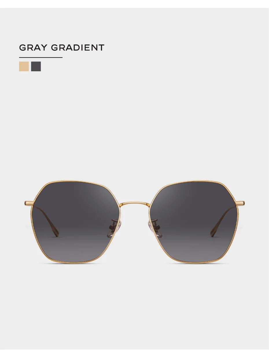 CAPONI Gradient Women's Sunglasses Polarized Fashion Brand Designer Sun Glasses Anti UV Ray Original Decorative Shades CP21015