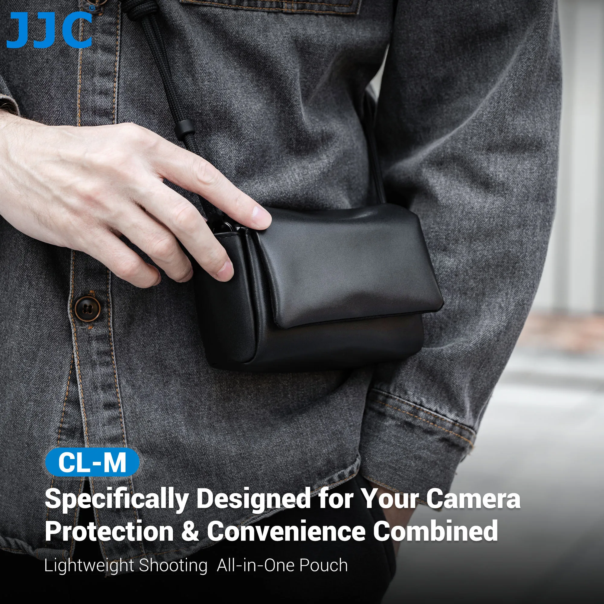 JJC X-E5 Case Compact Camera Pouch for Fuji Fujifilm X-E5 XE5 X100VI X100V Accessories for Canon PowerShot V1 Protective Case