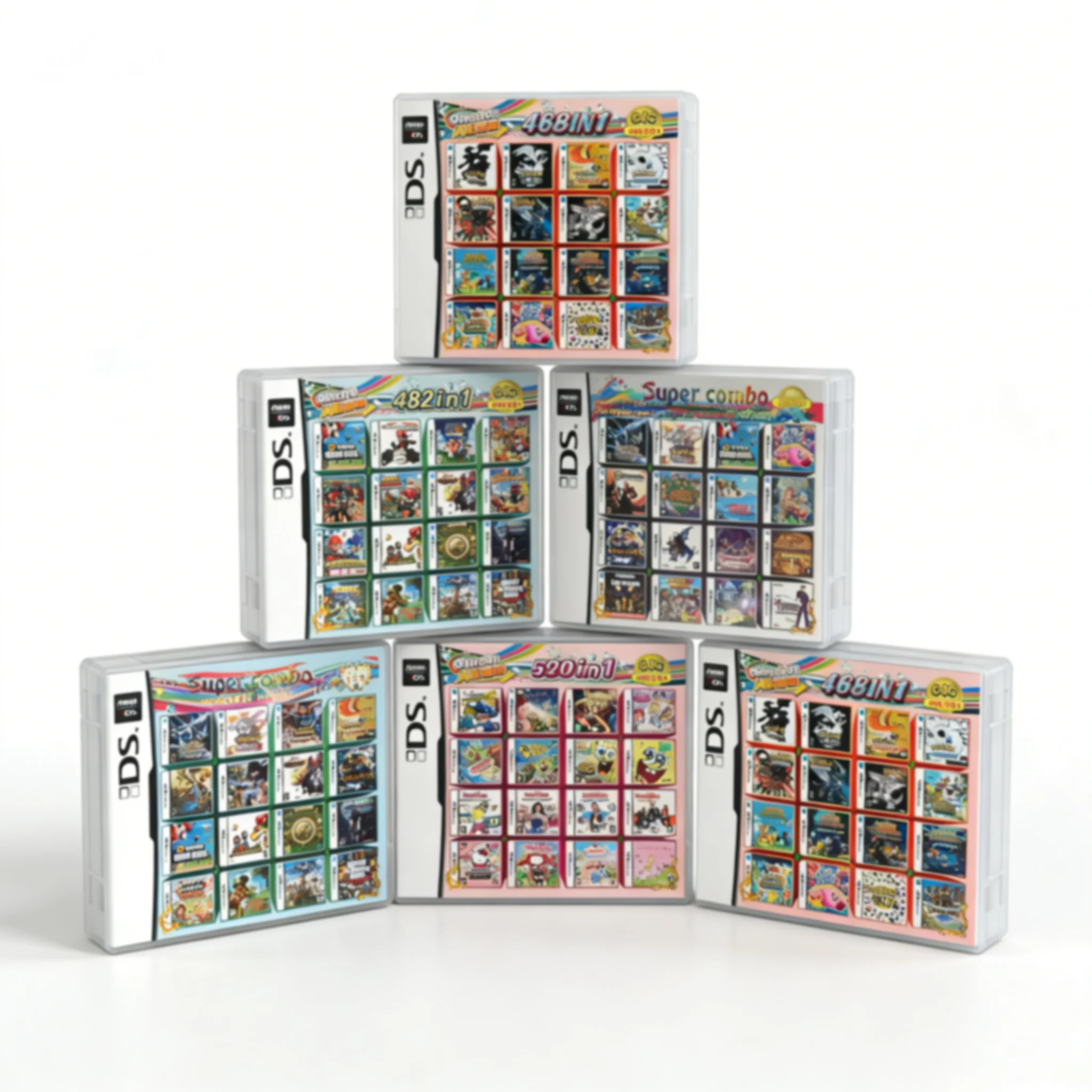 4300in1 23in1 Compilation DS NDS 3DS NDSL Game Cartridge Card Video Game Handheld Player Game Card (R4 card) 208in1/502in1...