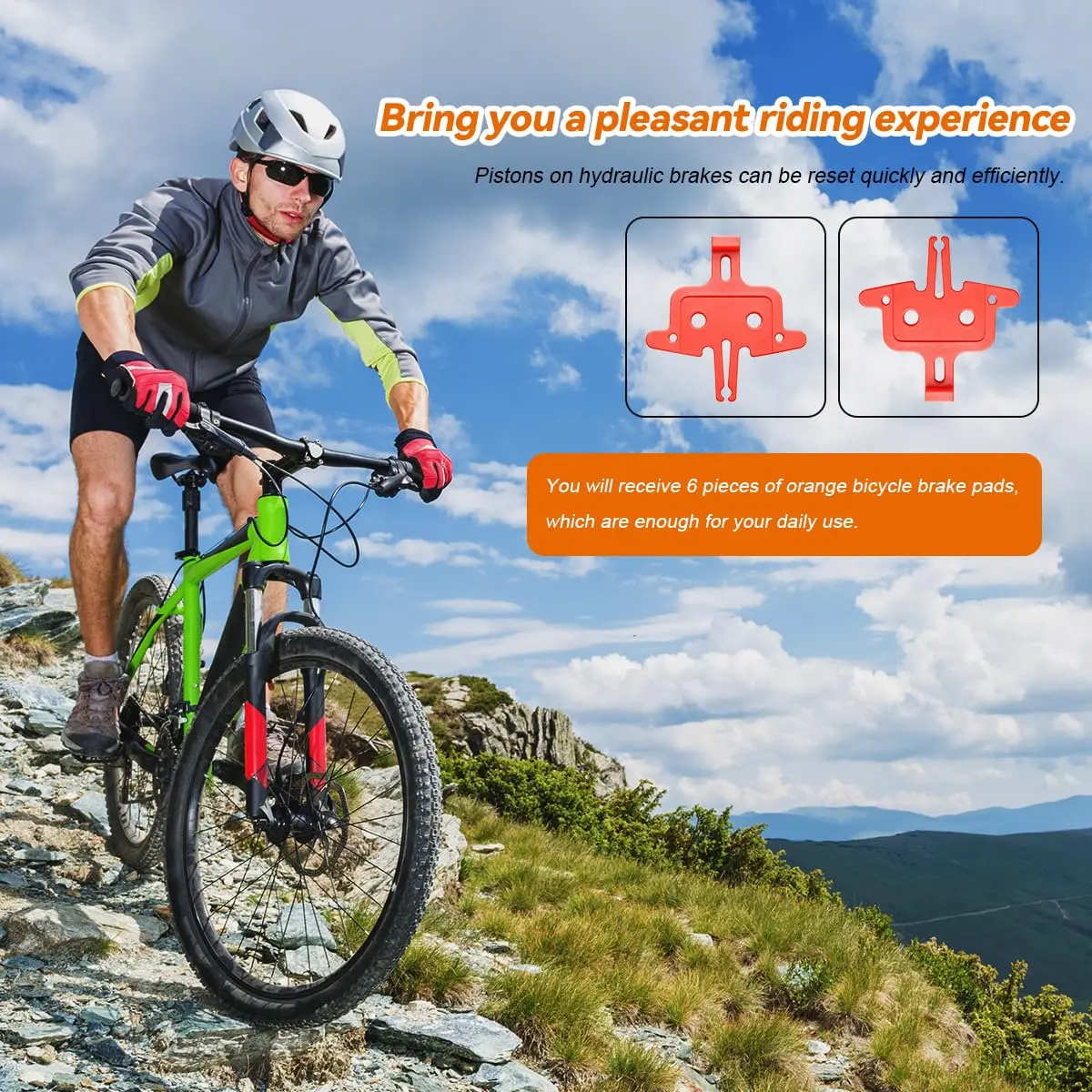 Bicycle Spacer Disc Spacer Bicycle Hydraulic Disc Brake Pads Spacer For MTB Bicycle Brake System Bicycle Repair Tools
