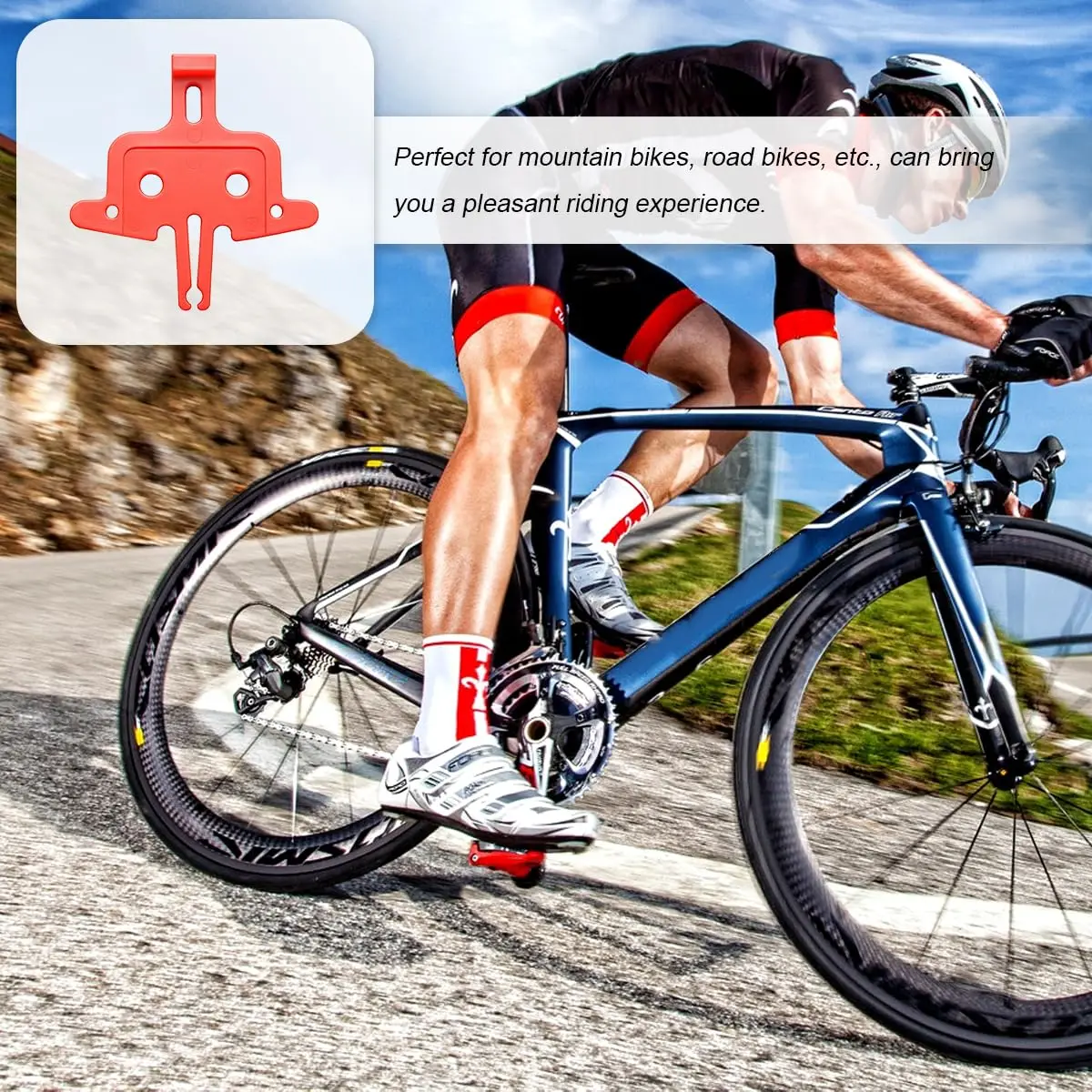 Bicycle Spacer Disc Spacer Bicycle Hydraulic Disc Brake Pads Spacer For MTB Bicycle Brake System Bicycle Repair Tools